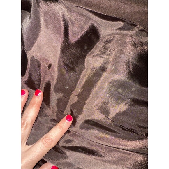 Vintage Lauren Ralph Lauren Brown Linen Silk Blazer Jacket Womens 14 Old Money - Picture 15 of 16